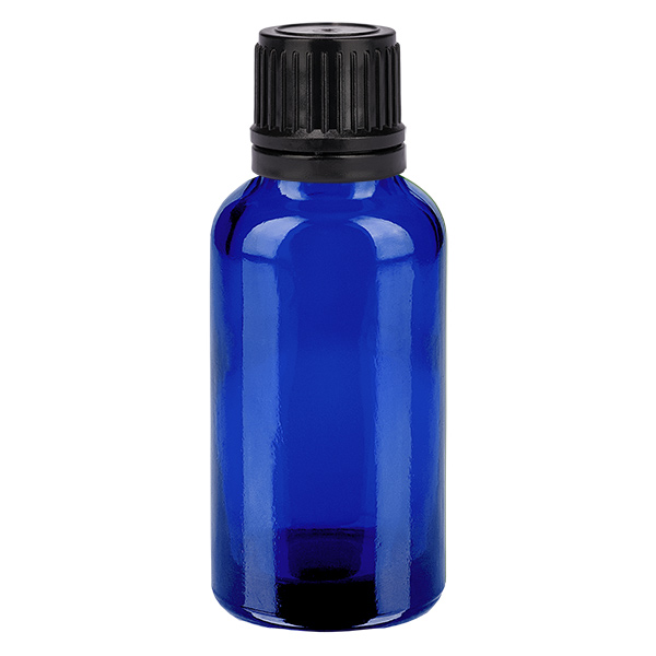 Flacon 30ml (globule) 8mm GR s. STD BlueL. UT18/30