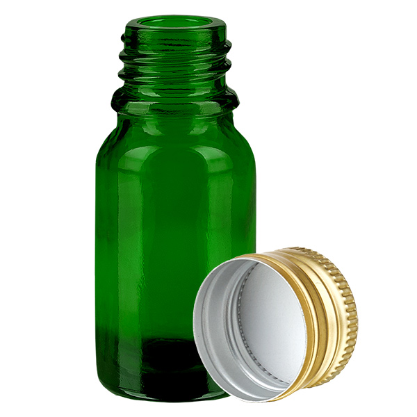 Flacon 10ml 11mm SV alu-or STD GreenL. UT18/10