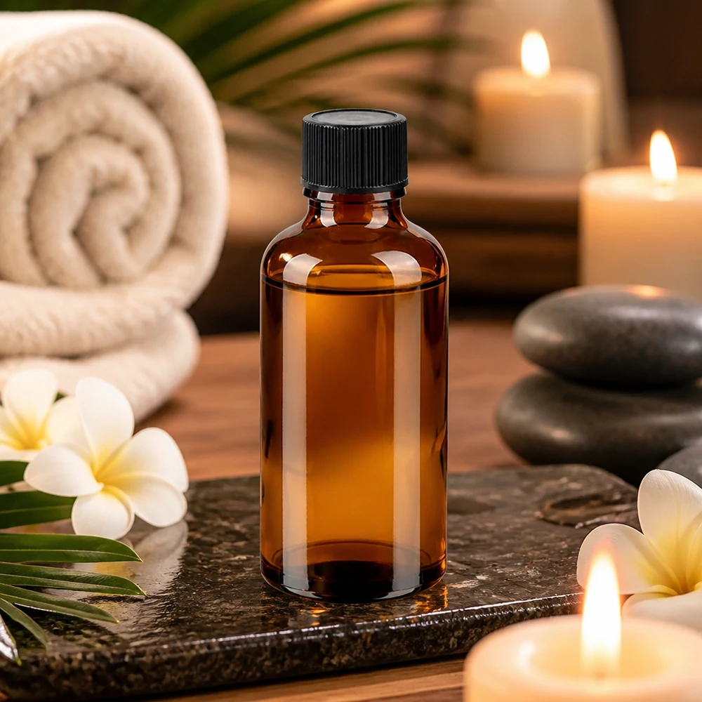 50ml flacon compte-gouttes. 1mm noir STD BrownLine UT18/50 Flacon en verre foncé de 50ml avec bouchon compte-gouttes noir pour cosmétiques naturels
