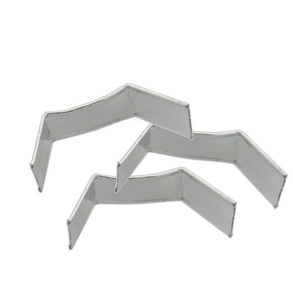 100 clips en papier, longueur 40, argentés