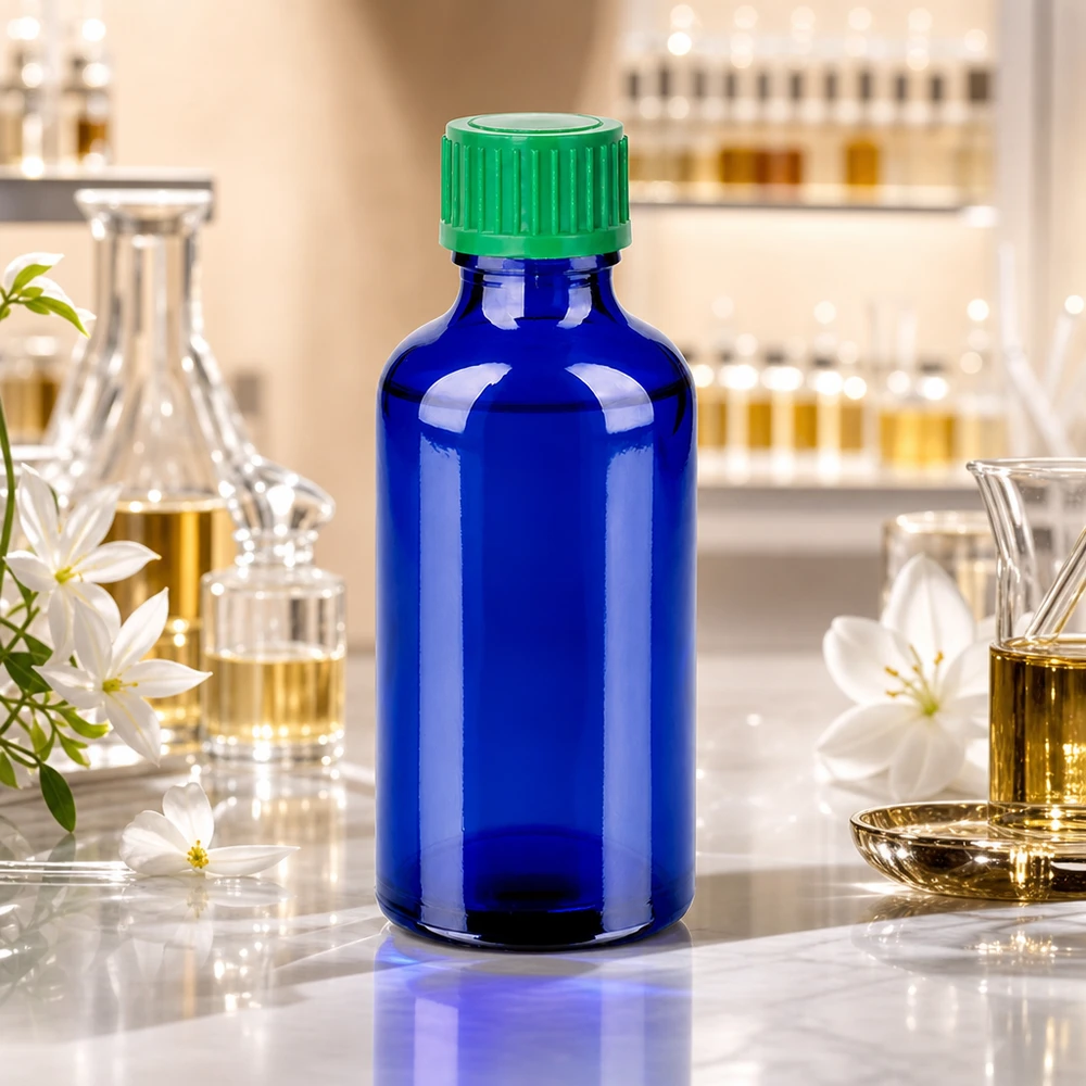 Flacon compte-goutte 50ml 0.8mm vert STD BlueLine UT18/50 Flacon compte-gouttes professionnel de 50 ml avec ouverture de dosage de 0,8 mm pour les applications de laboratoire et la recherche
