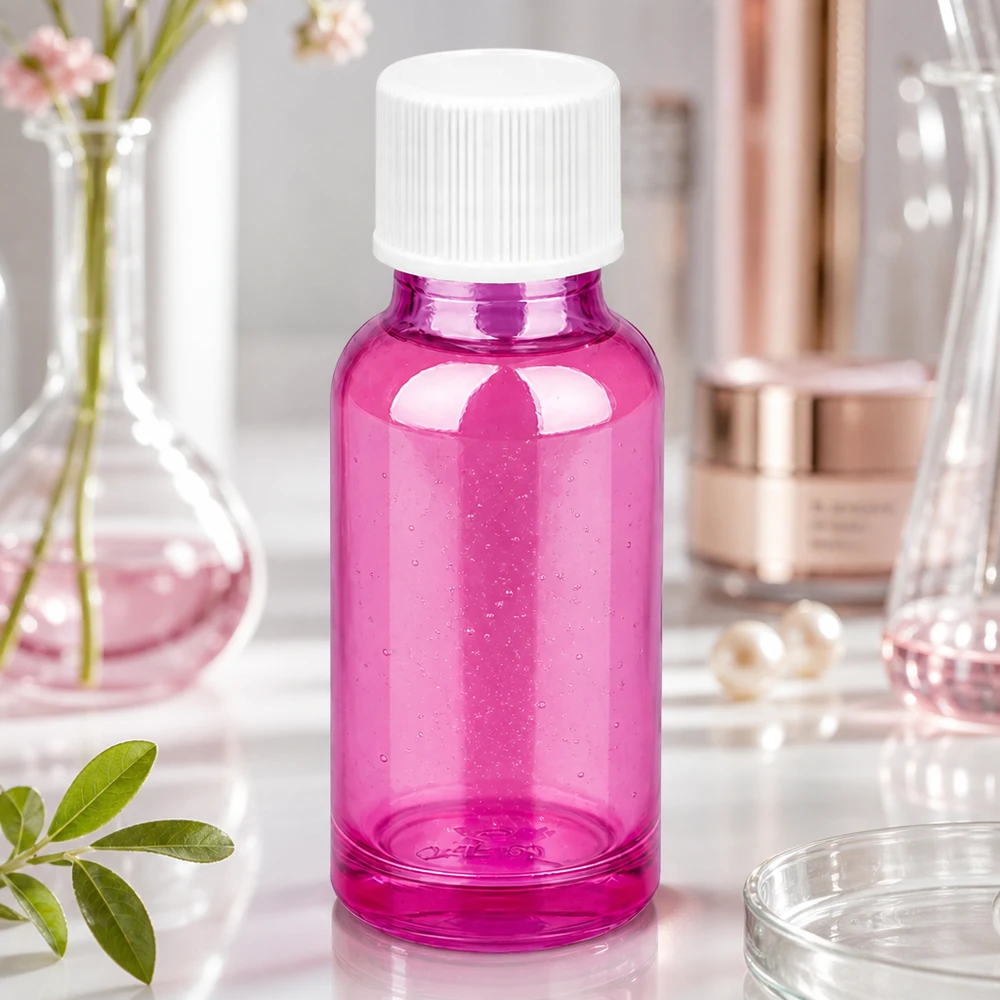 Flacon 20ml 11mm bouchon vissant blanc standard PurpleLine UT18/20 Petit flacon violet de 20ml avec standard UT18/20 pour les applications mobiles en déplacement
