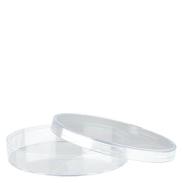 Boîte de Petri en PS sans compartiments, 94x16 mm avec ergots Boîte de Petri en PS sans compartiments, 94x16 mm avec ergots
