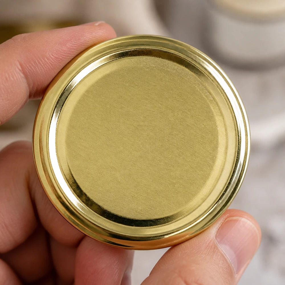 Couvercle à vis TO66 doré brillant, 66 mm, BasicSeal UNiTWIST – Vue détaillée