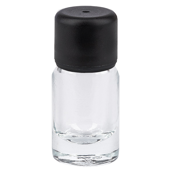 Flacon de 5ml 6mm SV noir STD ClearLine UT18/5 Flacon de 5ml 6mm SV noir STD ClearLine UT18/5