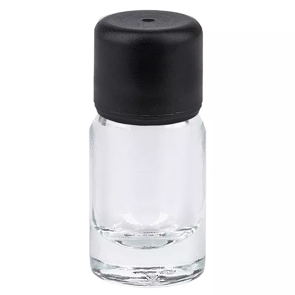 Flacon de 5ml 6mm SV noir STD ClearLine UT18/5 Flacon de 5ml 6mm SV noir STD ClearLine UT18/5