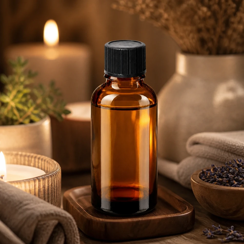 30ml flacon compte-gouttes. 1mm noir STD BrownLine UT18/30 Flacon en verre de 30 ml protégé de la lumière avec bouchon noir ergonomique pour les huiles de plantes médicinales