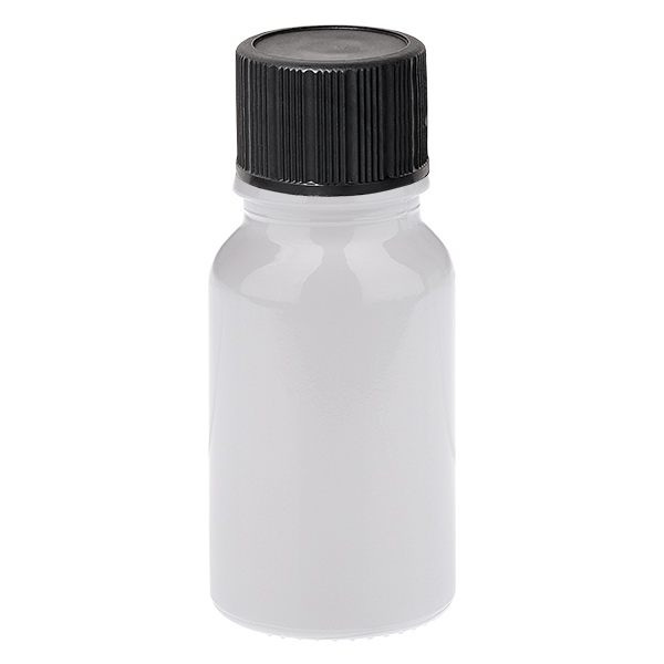 Flacon compte-gouttes 10 ml 1 mm noir Bouchon standard WhiteLine UT18/10