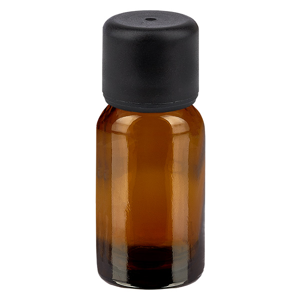 Flacon de 10ml 6mm SV noir STD BrownLine UT18/10