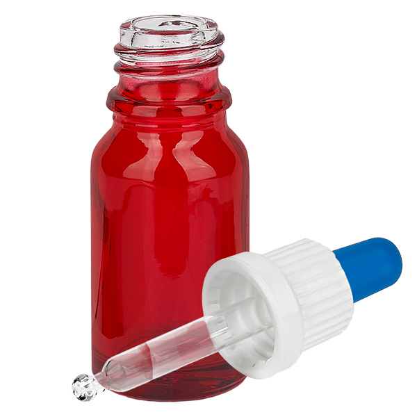 Flacon à pipette 10ml blanc/bleu OV RedLine UT18/10 Flacon à pipette 10ml blanc/bleu OV RedLine UT18/10