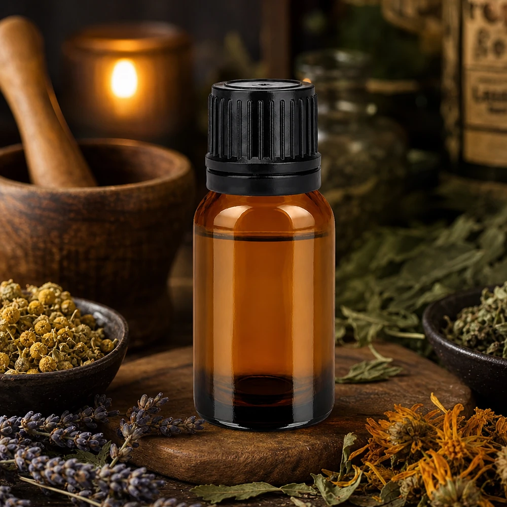 Flacon 10ml 11mm SV noir OV BrownLine UT18/10 Bouteille en verre BrownLine de 10 ml avec bouchon à vis de 11 mm pour un dosage précis et une utilisation professionnelle