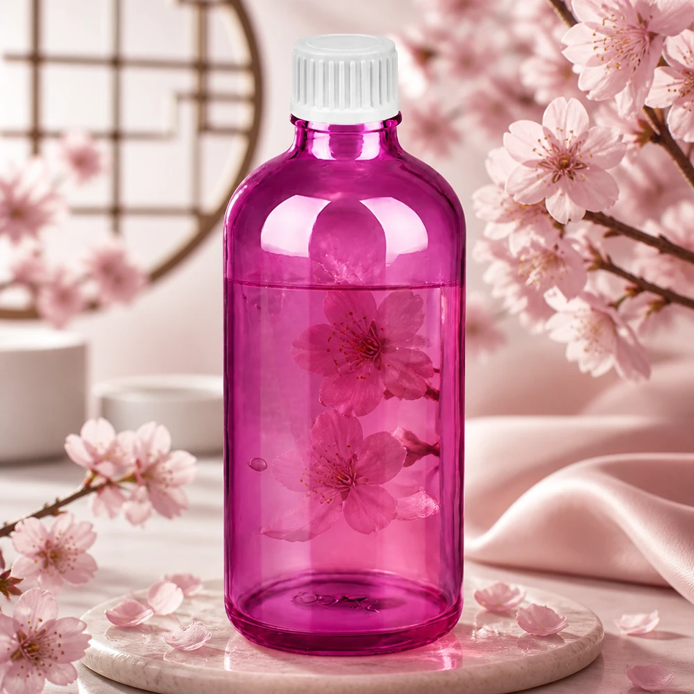 Flacon compte-gouttes 100ml 0.9mm blanc standard PurpleLine UT18/100 Bouteille de précision de 100 ml avec ouverture de dosage de 0,9 mm idéale pour les teintures et les suppléments liquides