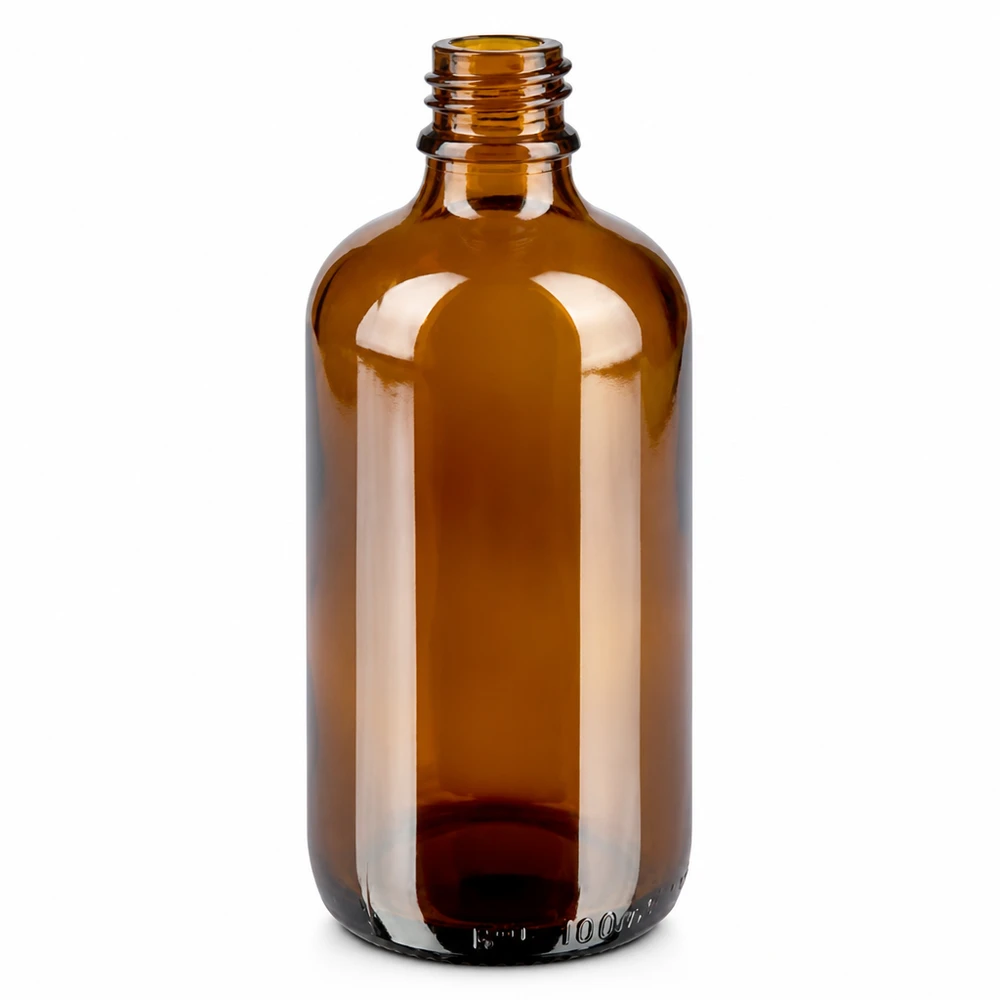 Vaporisateur 100ml jaune/tr. STD BrownLine UT18/100 Vaporisateur en verre vide de 100ml de couleur ambre pour les parfums et les huiles essentielles faits maison