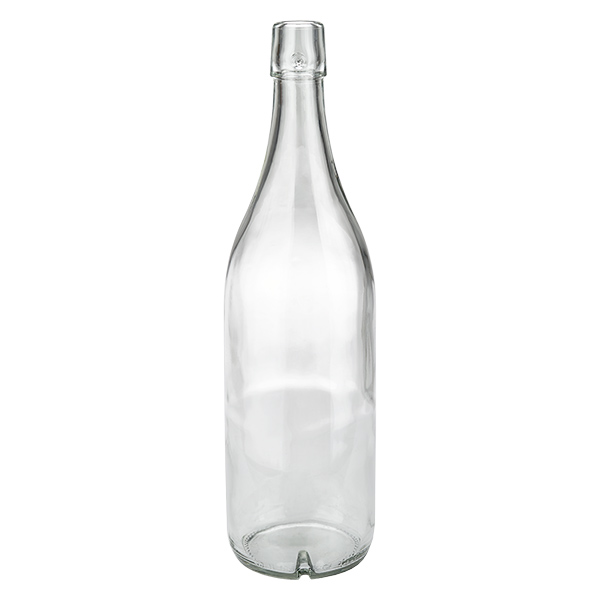 Bouteille en verre de 1000 ml sans bouchon mécanique UNiTWIST