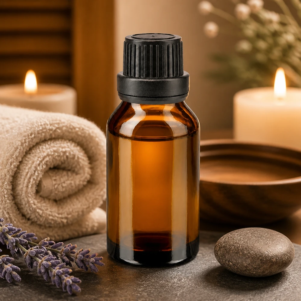 flacon à pharmacie brun 15ml bouchon inviolable 2mm noir bouchon inviolabilité Flacon opacisé de 15 ml en verre brun avec bouchon compte-gouttes pour huiles essentielles sensibles
