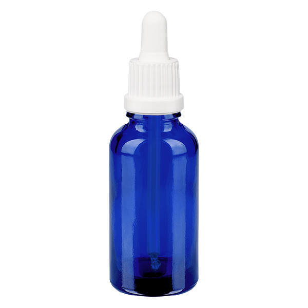 Flacon à pipette 30ml blanc OV BlueLine UT18/30 Flacon à pipette 30ml blanc OV BlueLine UT18/30