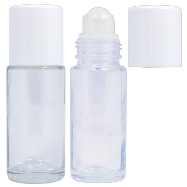 Déodorant à bille 50 ml en verre clair Déodorant à bille 50 ml en verre clair