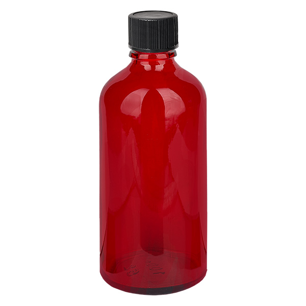 Flacon compte-gouttes de 100ml. 1mm noir STD RedLine UT18/100