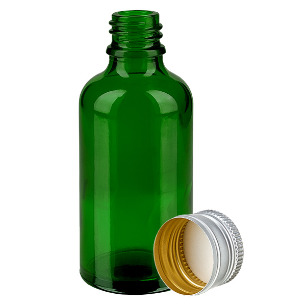 Flacon 50ml 11mm SV alu-argent STD GreenL.UT18/50
