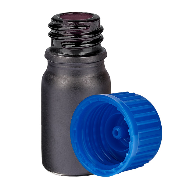 Flacon de 5ml 11mm SV bleu STD BlackLine UT18/5 Flacon de 5ml 11mm SV bleu STD BlackLine UT18/5