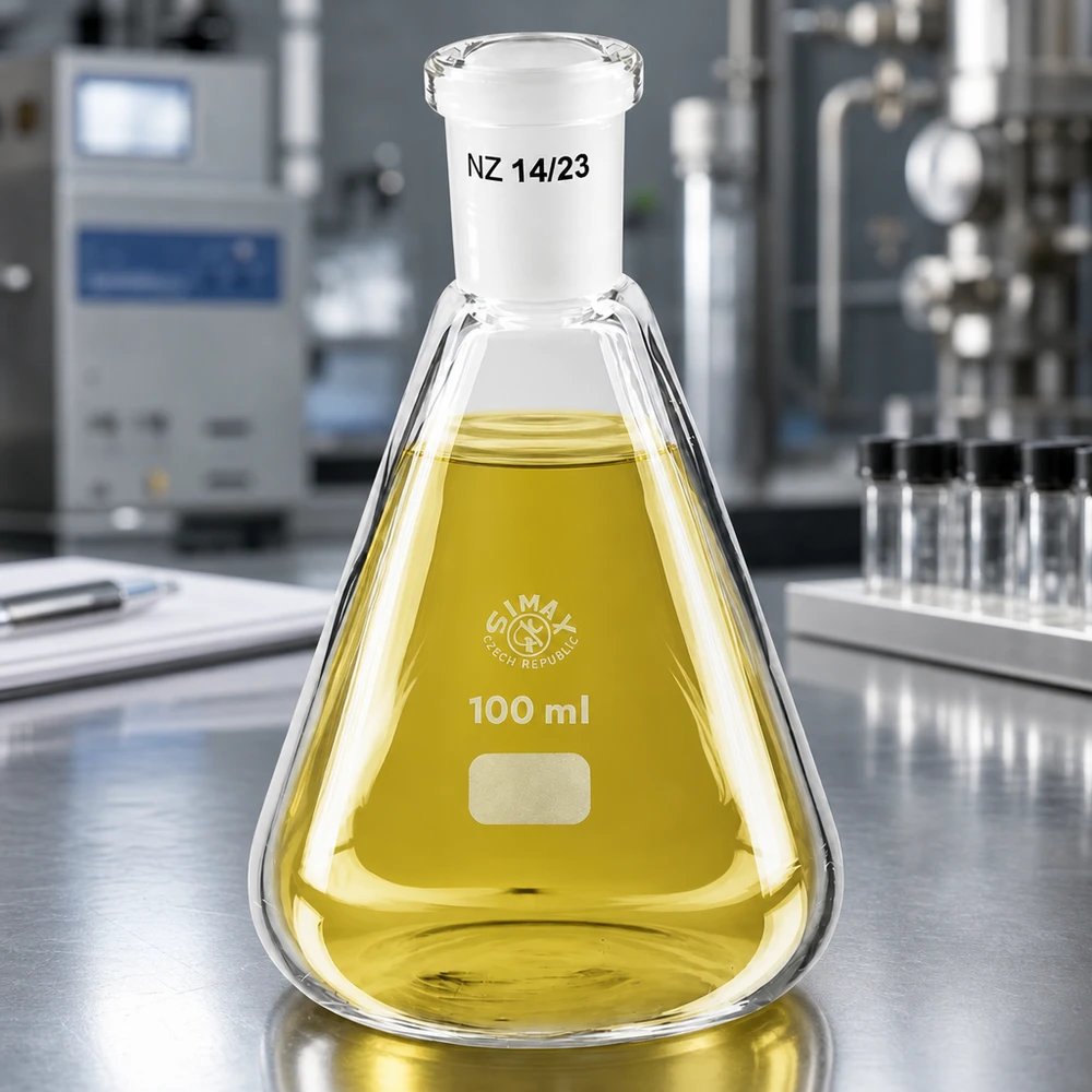 Erlenmeyer 100 ml col étroit, verre borosilicate avec rodage normalisé 14/23 Erlenmeyer 100 ml col étroit, verre borosilicate avec rodage normalisé 14/23
