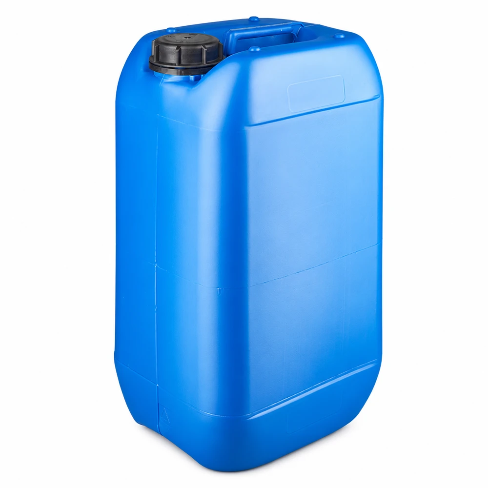 Bidon 15 litres bleu avec bouchon à vis OV Bidon en PEHD de 15 L, bleu, avec bouchon OV pour un stockage sûr des liquides