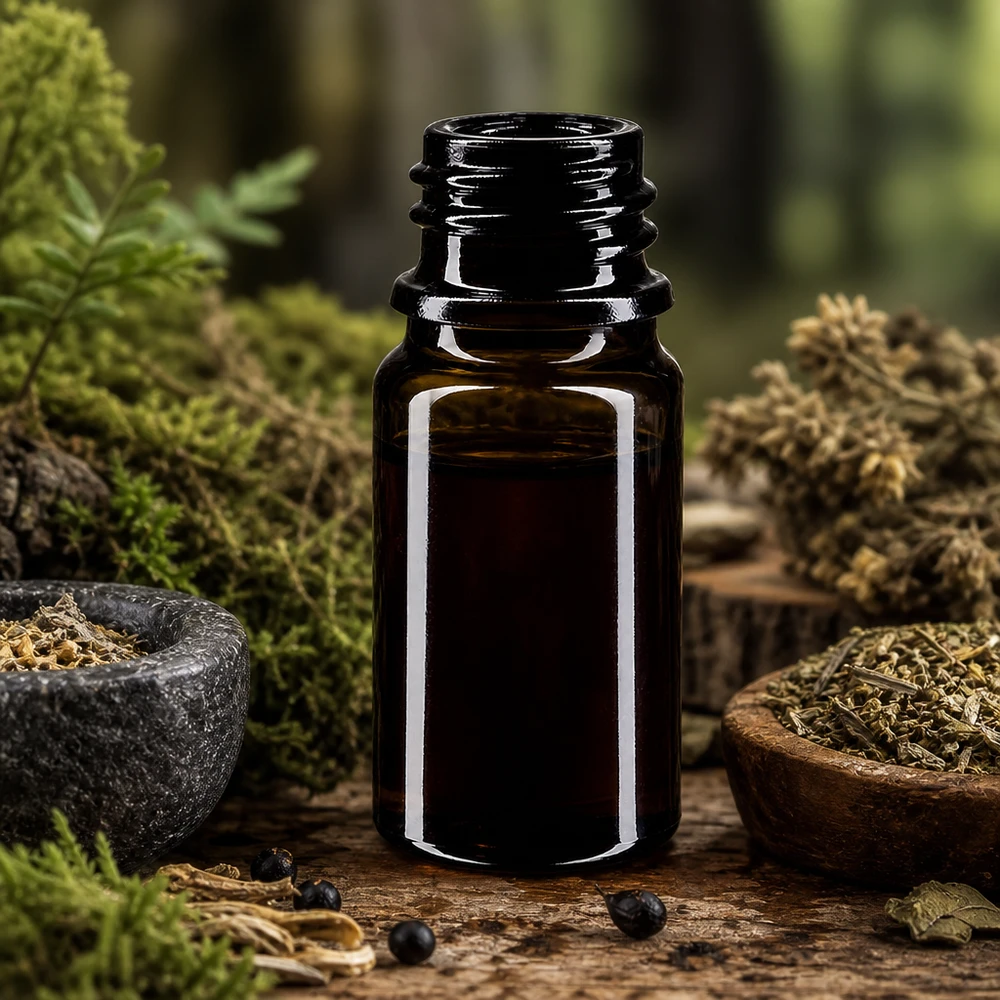Flacon en verre violet 5 ml DIN18 (verre Miron) Flacon compte-gouttes Orion 5ml en verre violet Miron - idéal pour l'aromathérapie et la naturopathie