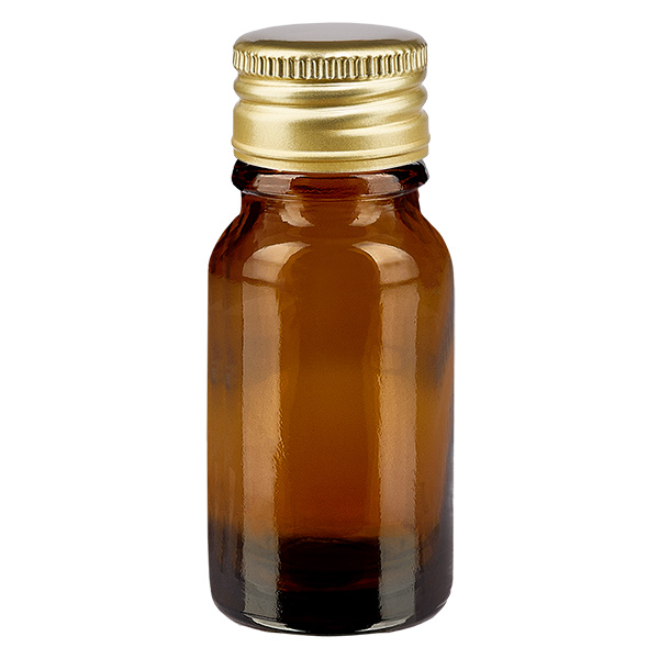 Flacon 10ml 11mm SV alu-or STD BrownL. UT18/10