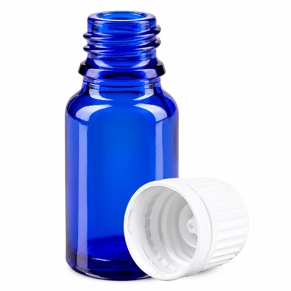 Flacon 10ml 11mm SV blanc OV BlueLine UT18/10 Flacon 10ml 11mm SV blanc OV BlueLine UT18/10