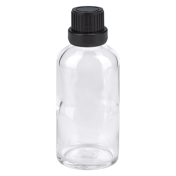 Flacon 50ml 11mm SV noir OV ClearLine UT18/50 Flacon 50ml 11mm SV noir OV ClearLine UT18/50