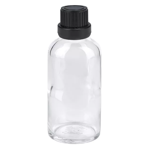 Flacon 50ml 11mm SV noir OV ClearLine UT18/50