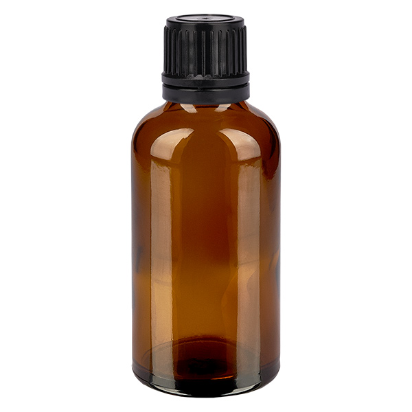 Flacon 50ml 11mm SV noir OV BrownLine UT18/50