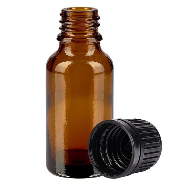 Flacon 20ml 11mm SV noir OV BrownLine UT18/20