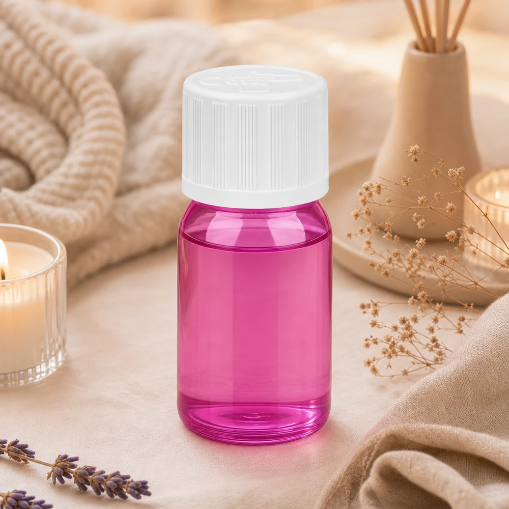 Flacon 5ml bouchon à vis 11mm blanc standard sécurité enfant PurpleLine UT18/5 Flacon en verre violet de 5 ml à dosage précis et à filetage standard pour les applications professionnelles