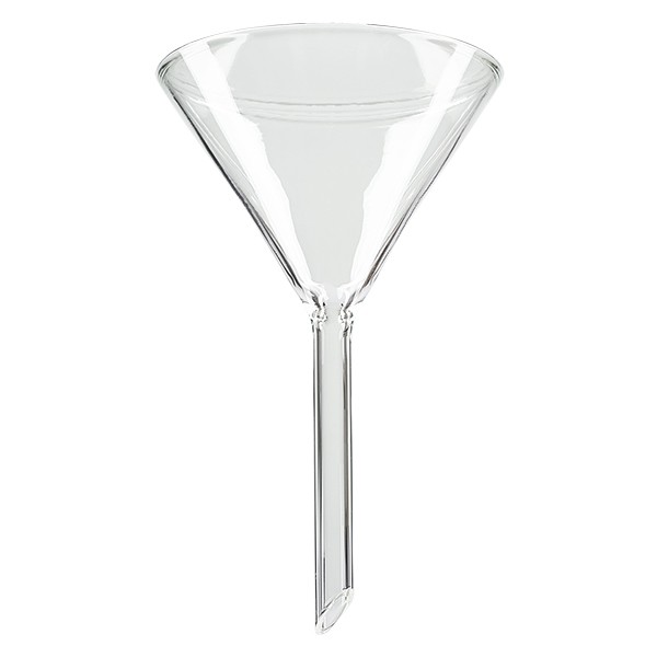 Entonnoir Ø 75mm - verre borosilicate 3.3 - angle 60° Entonnoir Ø 75mm - verre borosilicate 3.3 - angle 60°