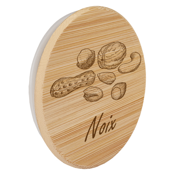 Paire en bois « Noix » pour WECK RR100