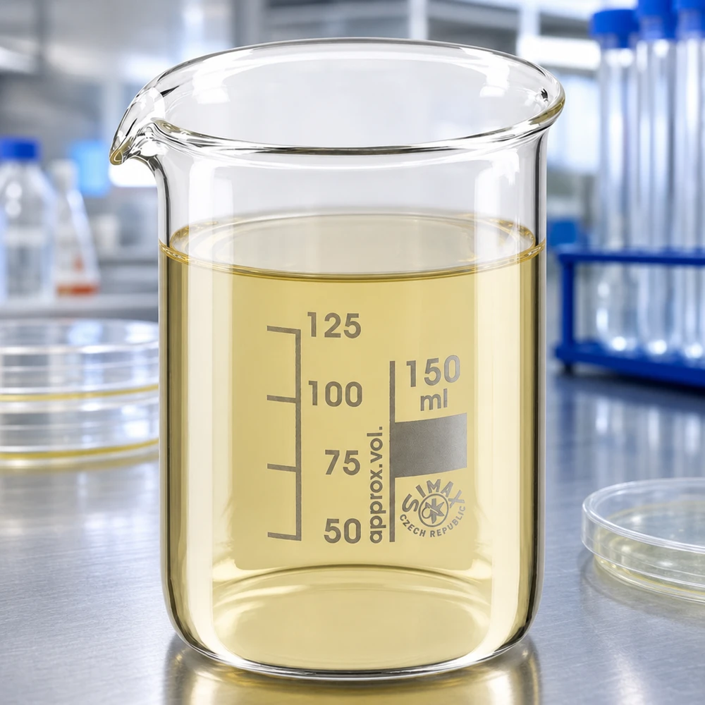 Bécher 150ml en verre borosilicate résistant à la chaleur (forme basse) Bécher transparent 150ml forme basse avec bec verseur pour les applications professionnelles en laboratoire