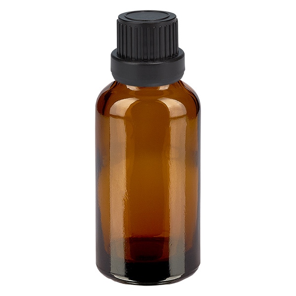 Flacon 30ml 11mm SV noir OV BrownLine UT18/30