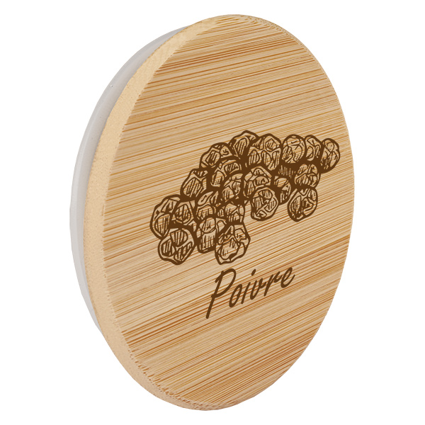 Bouchon en bois « Poivre » pour WECK RR60