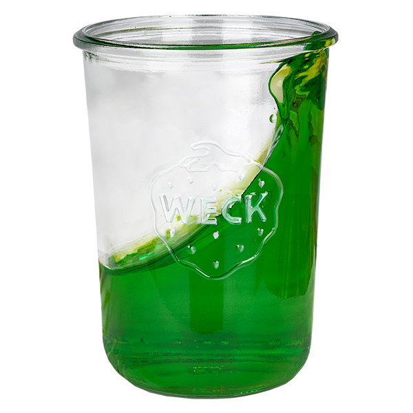 Lot de 18 bocaux Weck 850ml, 3/4L verres renversés