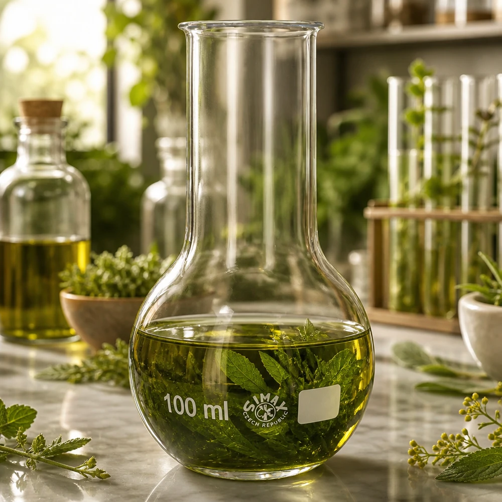 Ballon à fond plat 100 ml à col large, en verre borosilicate avec bord renforcé Flacon à pied de chimie 100ml en verre transparent pour une visibilité optimale lors de l'observation des réactions