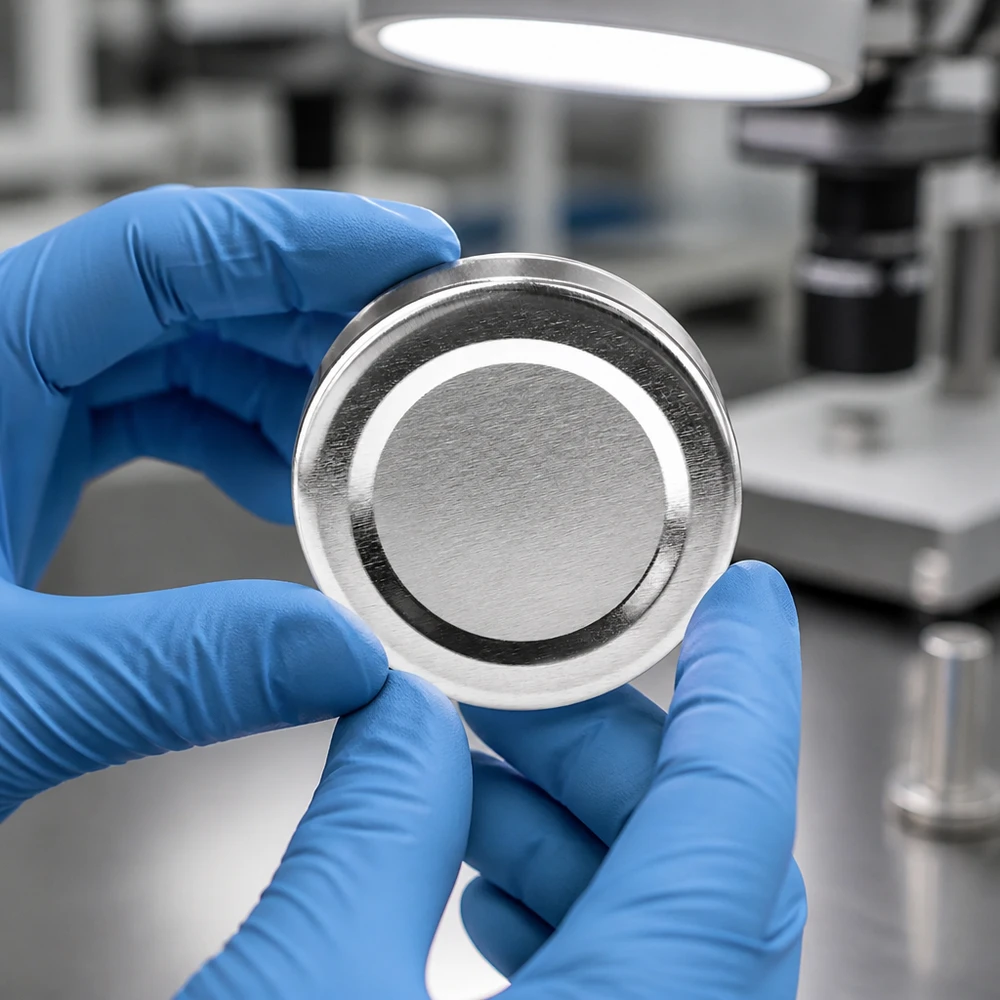 Gant permettant de tenir un couvercle de bocal rond de 58 mm, argenté, UNiTWIST TO58deep, pour la conservation des aliments