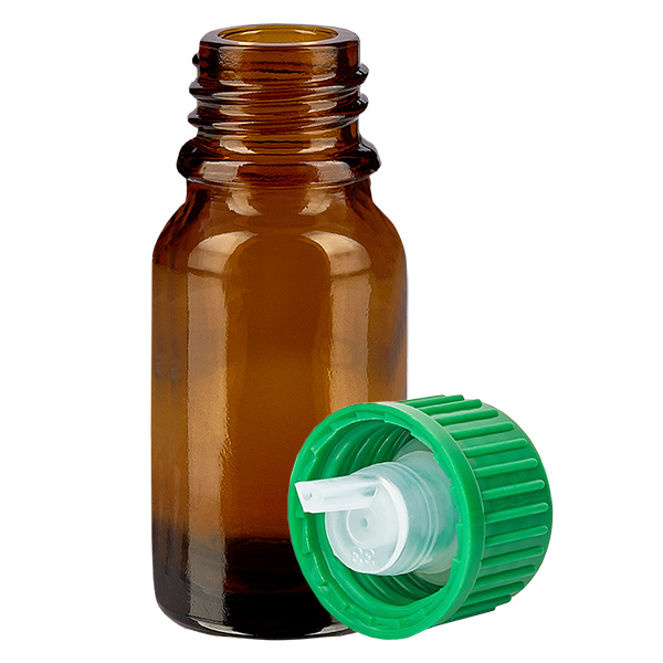 10ml Flacon compte-goutte 0.8mm vert STD BrownLine UT18/10