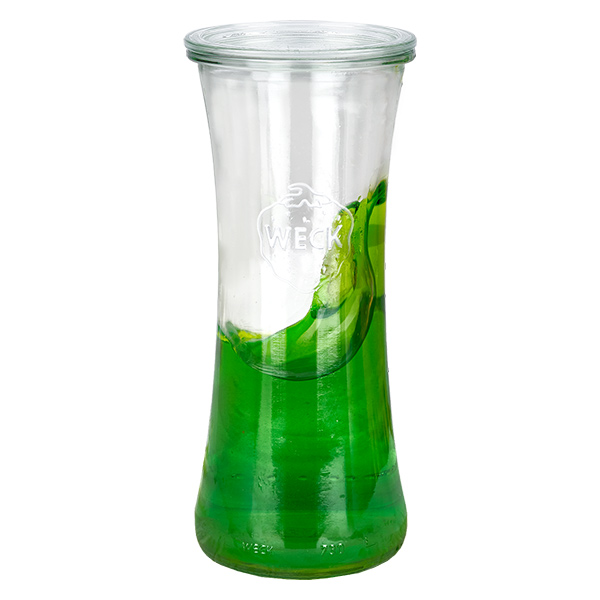 Lot de 12 bocaux Weck 700 ml bocal pour délicatesse avec couvercle en verre