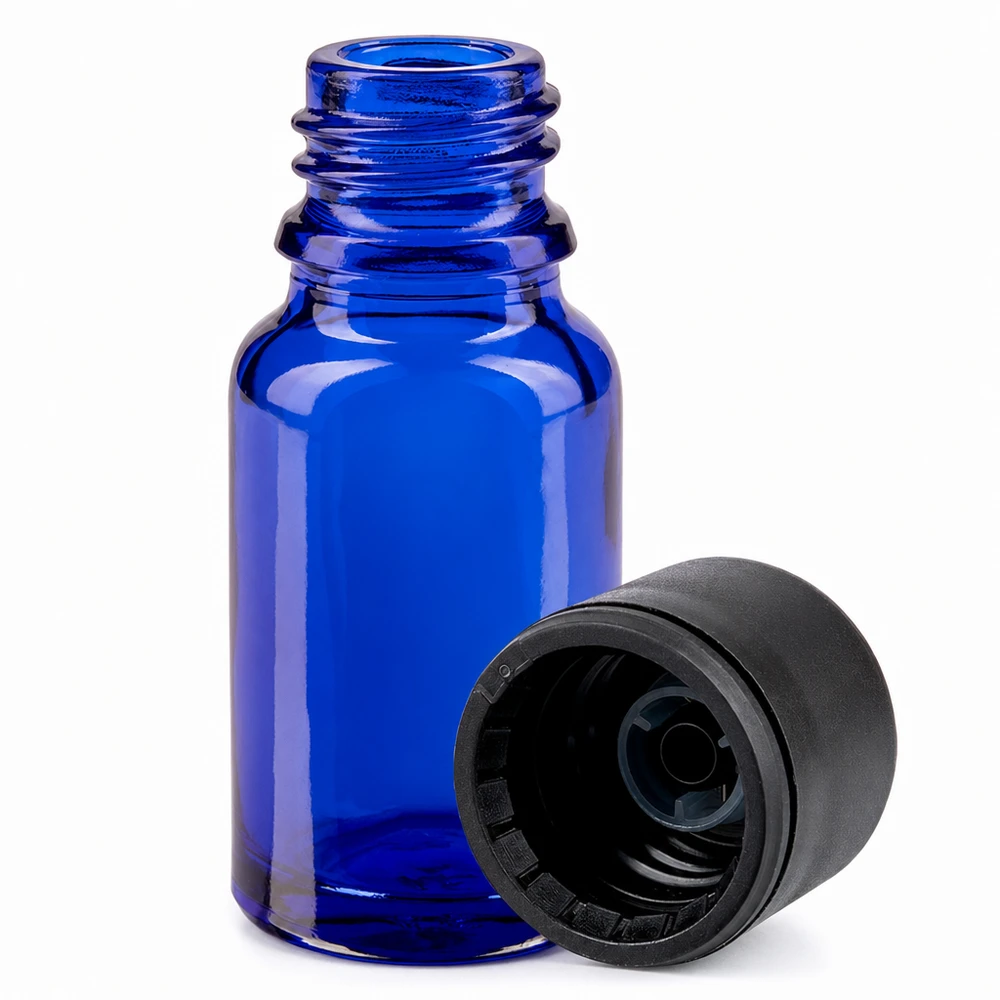 Flacon 10ml 11mm SV noir OV BlueLine UT18/10 Flacon 10ml 11mm SV noir OV BlueLine UT18/10