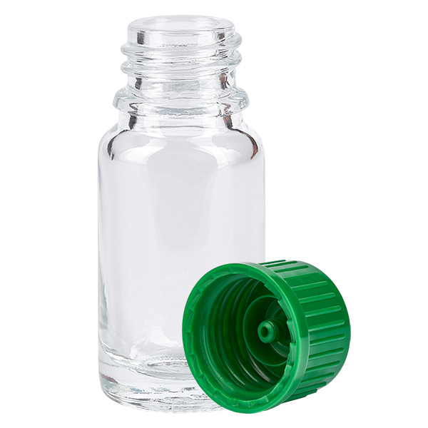 Flacon de 10ml 11mm SV vert STD ClearLine UT18/10 Flacon de 10ml 11mm SV vert STD ClearLine UT18/10