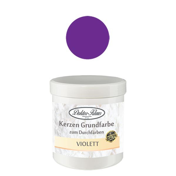 Doctor-Klaus couleur de base pour bougies violet, 7gr, en boîte