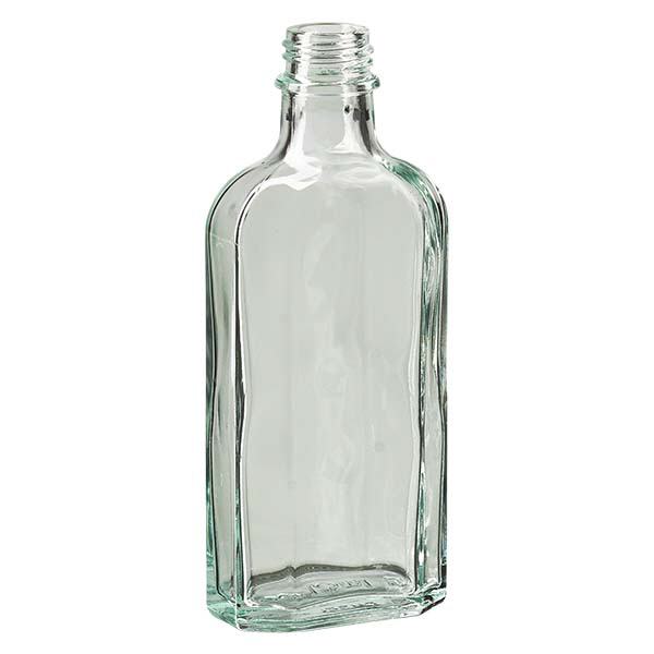 Flasque transparente de 125 ml au goulot DIN 22 Flasque transparente de 125 ml au goulot DIN 22