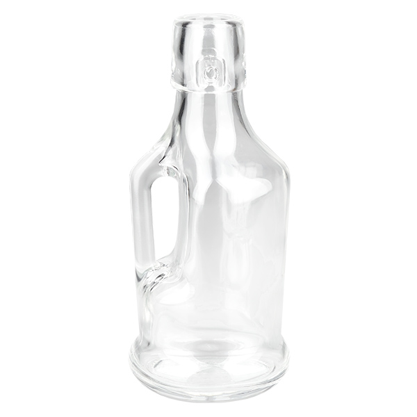 Bouteille en verre 200 ml « Bertha » sans bouchon à étrier. UNiTWIST®