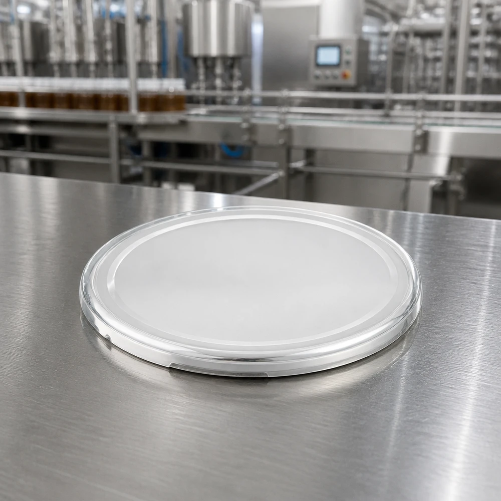 UNiTWIST TO82 BasicSeal 82 mm, couvercle blanc, ligne de conditionnement, destinée à l'industrie agroalimentaire professionnelle